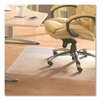 Floortex Chair Mat 45"x53", Rectangular Shape, Clear, for Hard Floor PF1213425EV